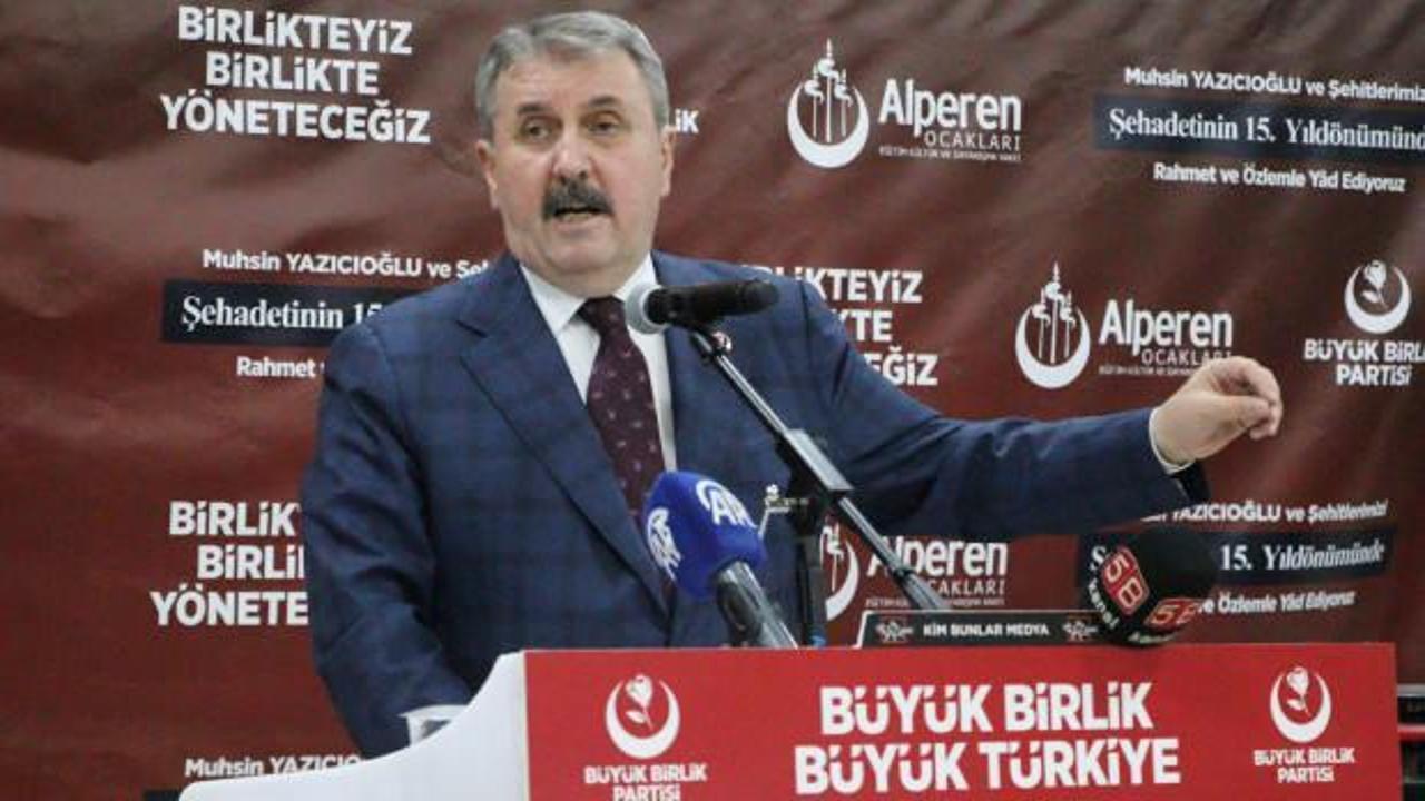 Mustafa Destici’den bayram mesajında Filistin vurgusu