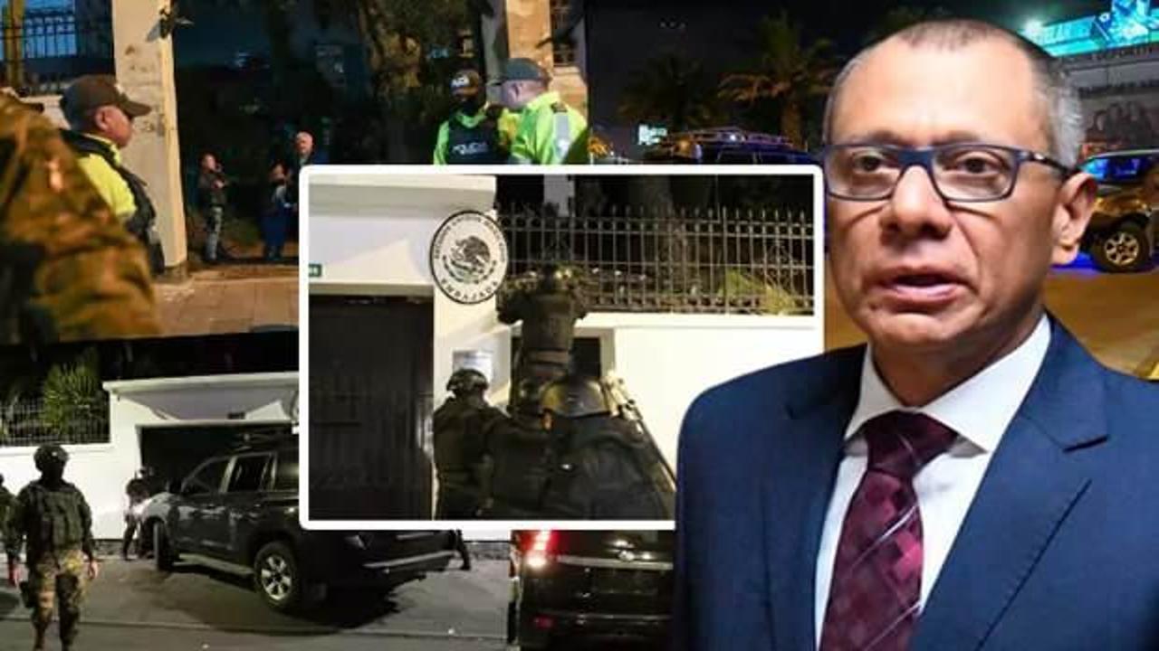 Ekvador polisinden Meksika Büyükelçiliği’ne baskın