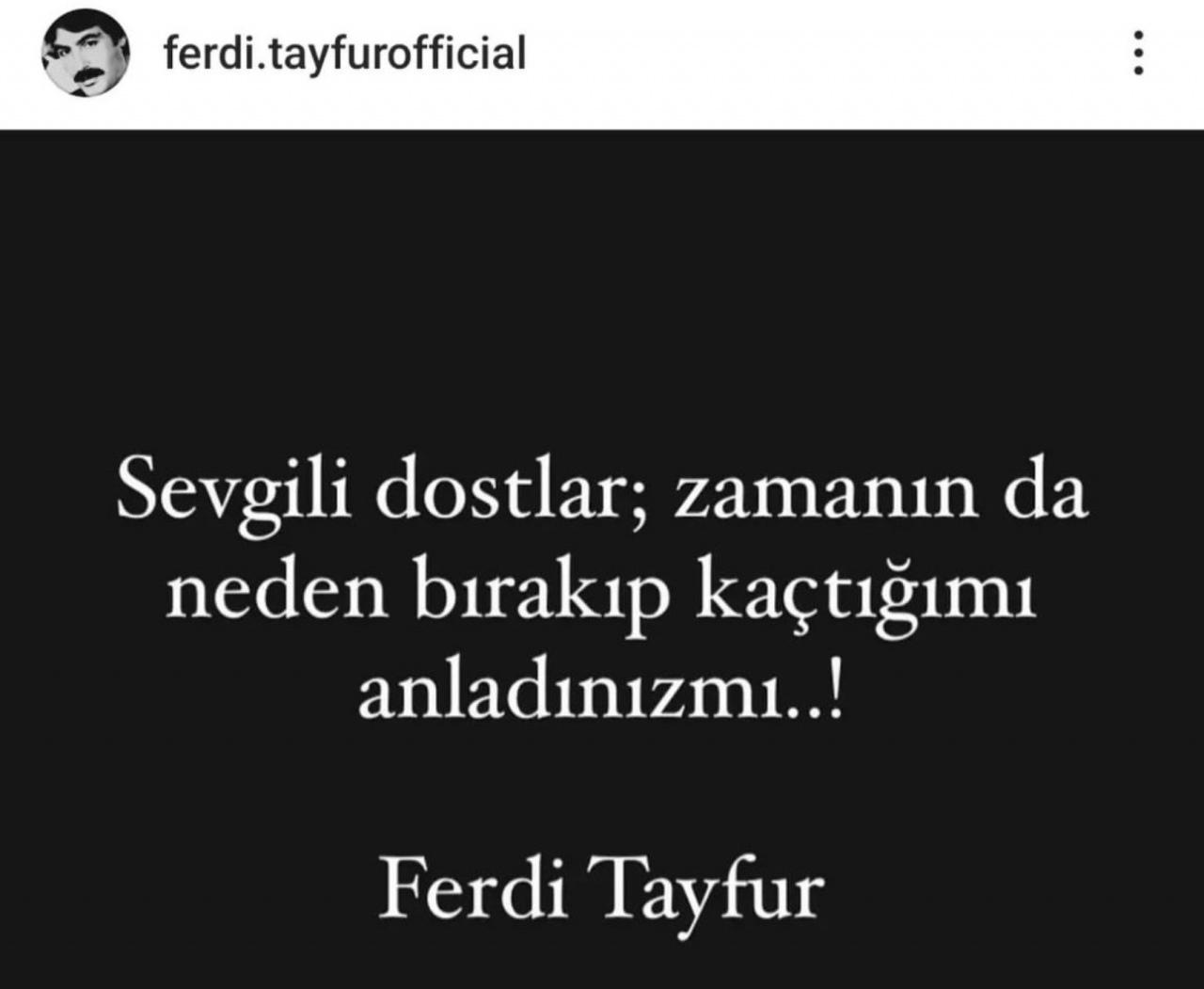 Ferdi Tayfur’un kızına seslendiği son videosu ortalığı karıştırdı! ‘Yazık bu adama’