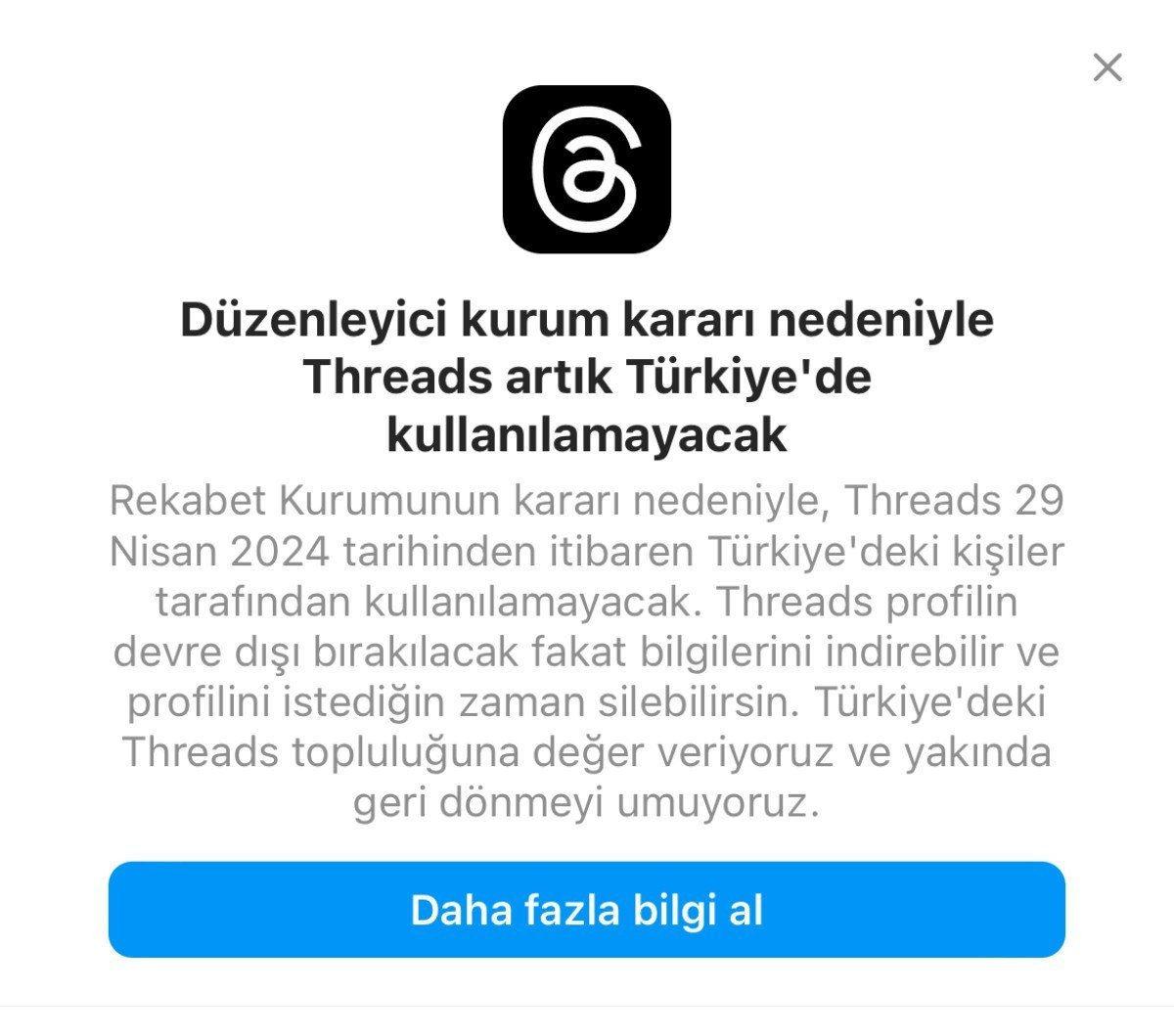 Threads, Türkiye resmen kapatıldı! İşte detaylar...