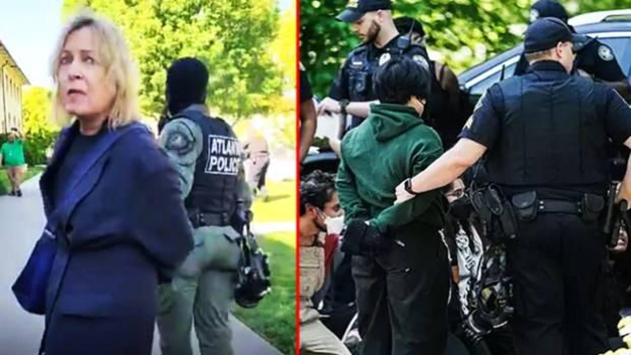 ABD’de üniversiteler Gazze için ayaklandı! Akademisyenler ters kelepçe