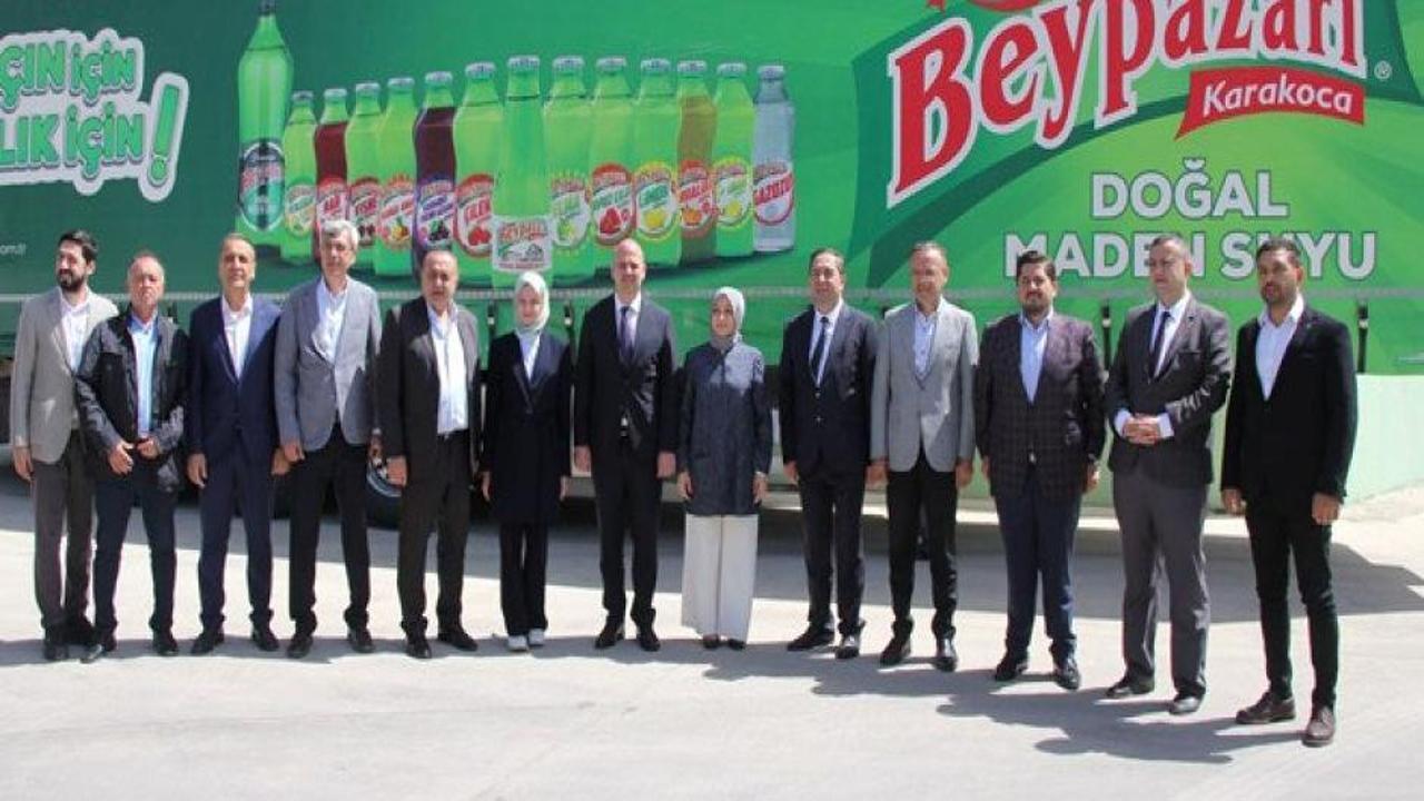 AK Parti heyetinden Beypazarı Doğal Maden Suyu Tesisleri’nde inceleme