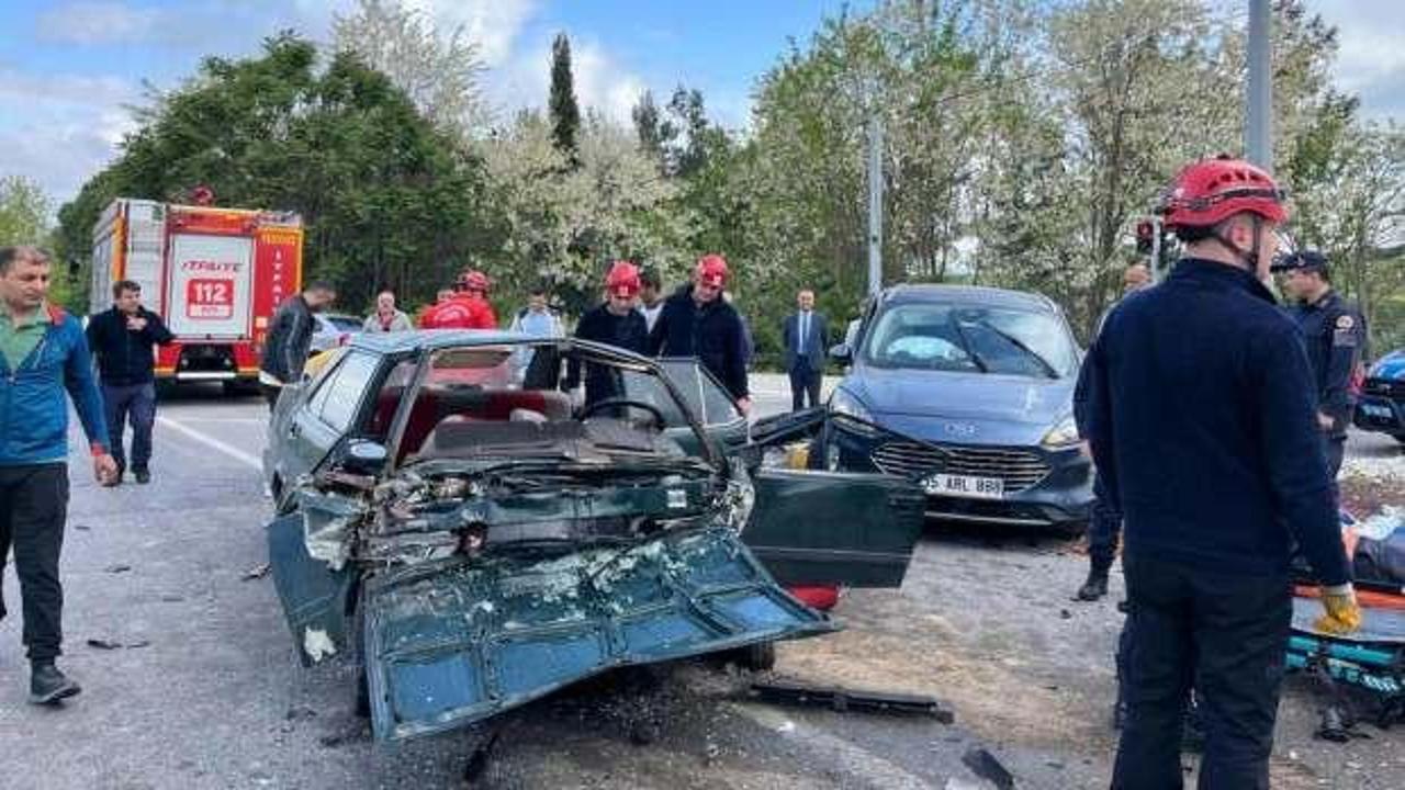 Balıkesir’de trafik kazası: 1 ölü 5 yaralı