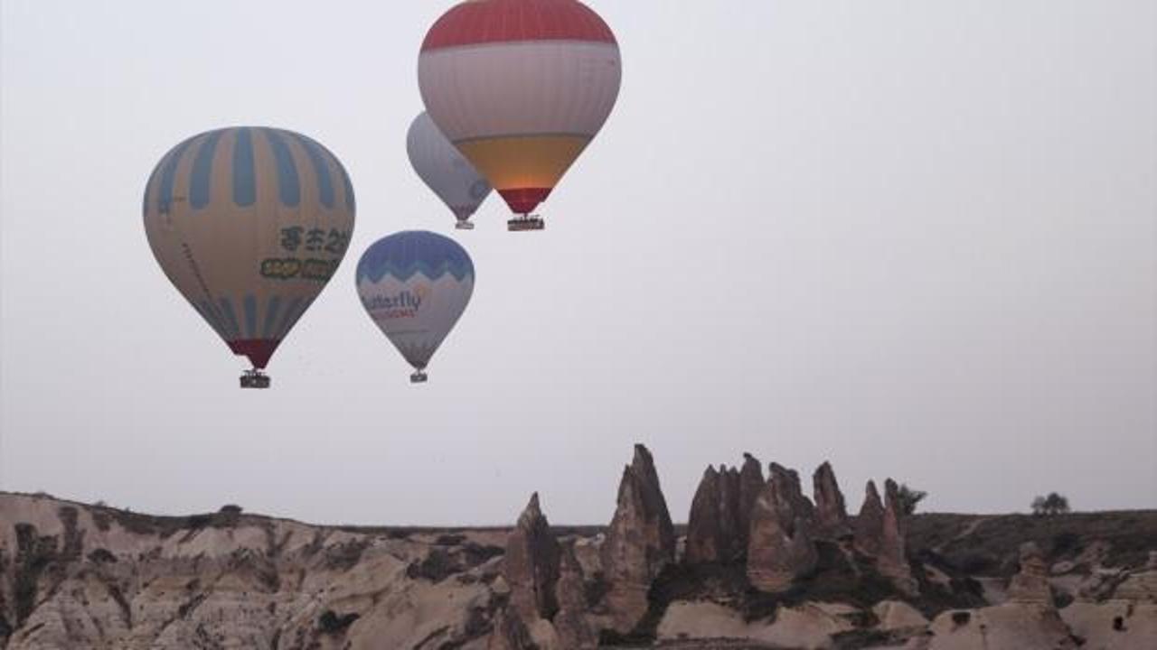 Balon turları Kapadokya’da turizmin lokomotifi oluyor