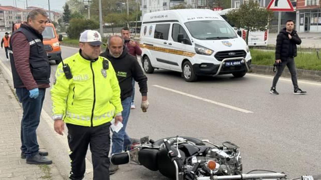 Bartın’da feci kaza: Motosiklet sürücüsü öldü