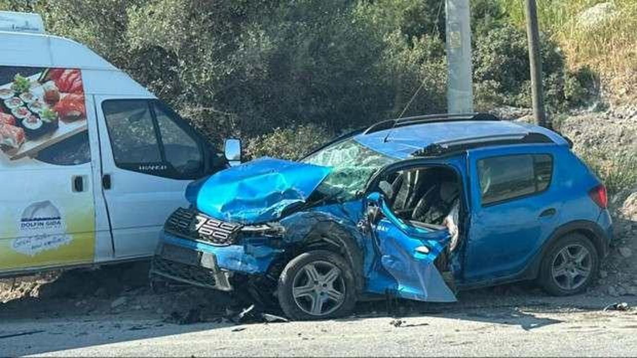 Bodrum’da alkollü sürücünün kullandığı otomobil, kamyonetle çarpıştı: 1 ölü, 1 yaralı