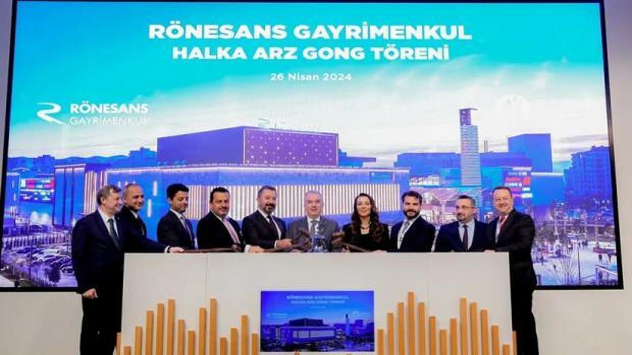 Borsa İstanbul’da gong Rönesans Gayrimenkul Yatırım için çaldı