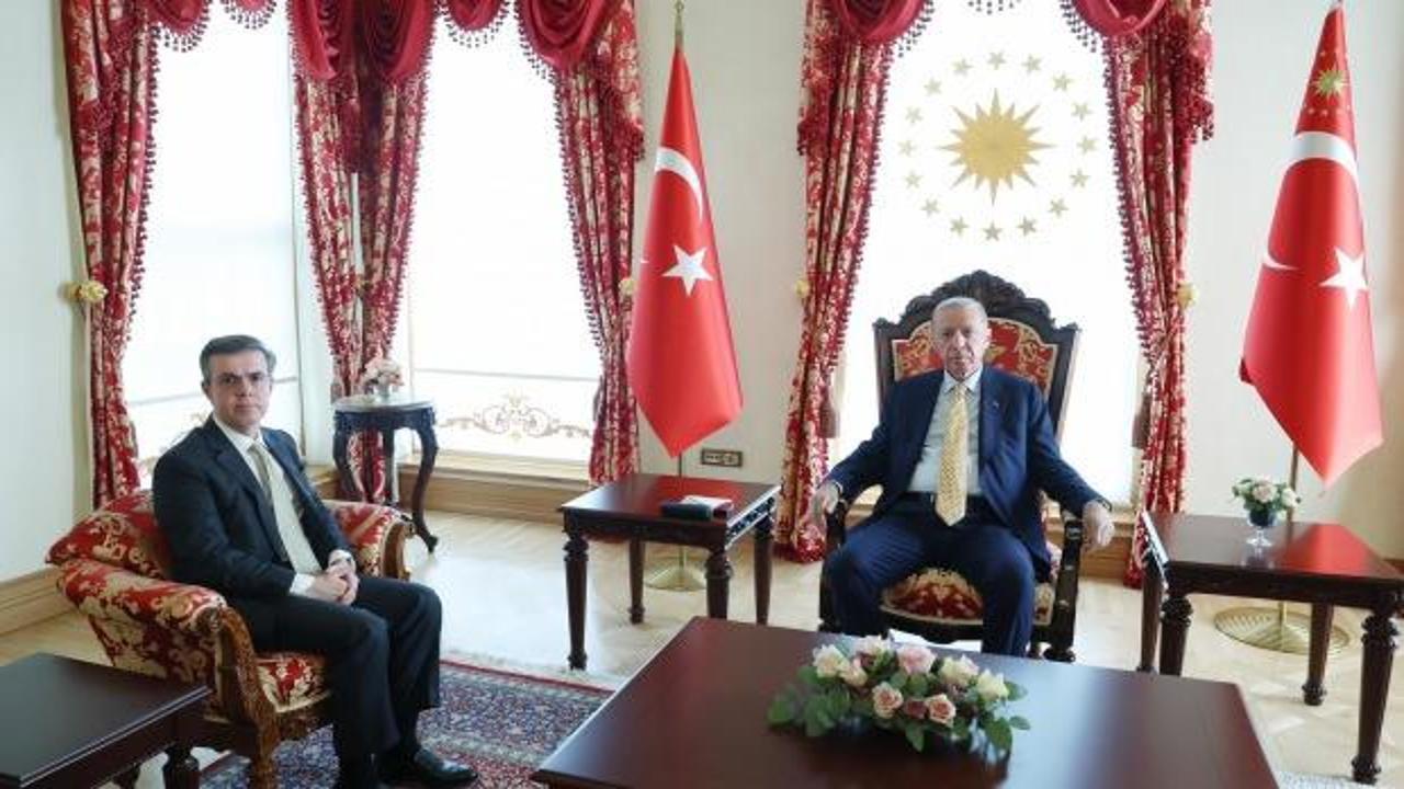 Cumhurbaşkanı Erdoğan, Mücahit Ören’i kabul etti