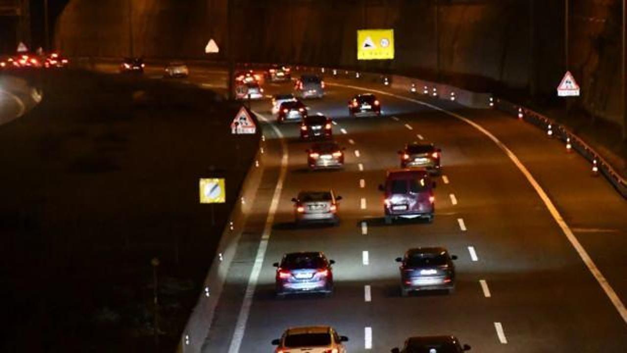 Emniyet şeridini kullanan araçlara 560 bin TL ceza