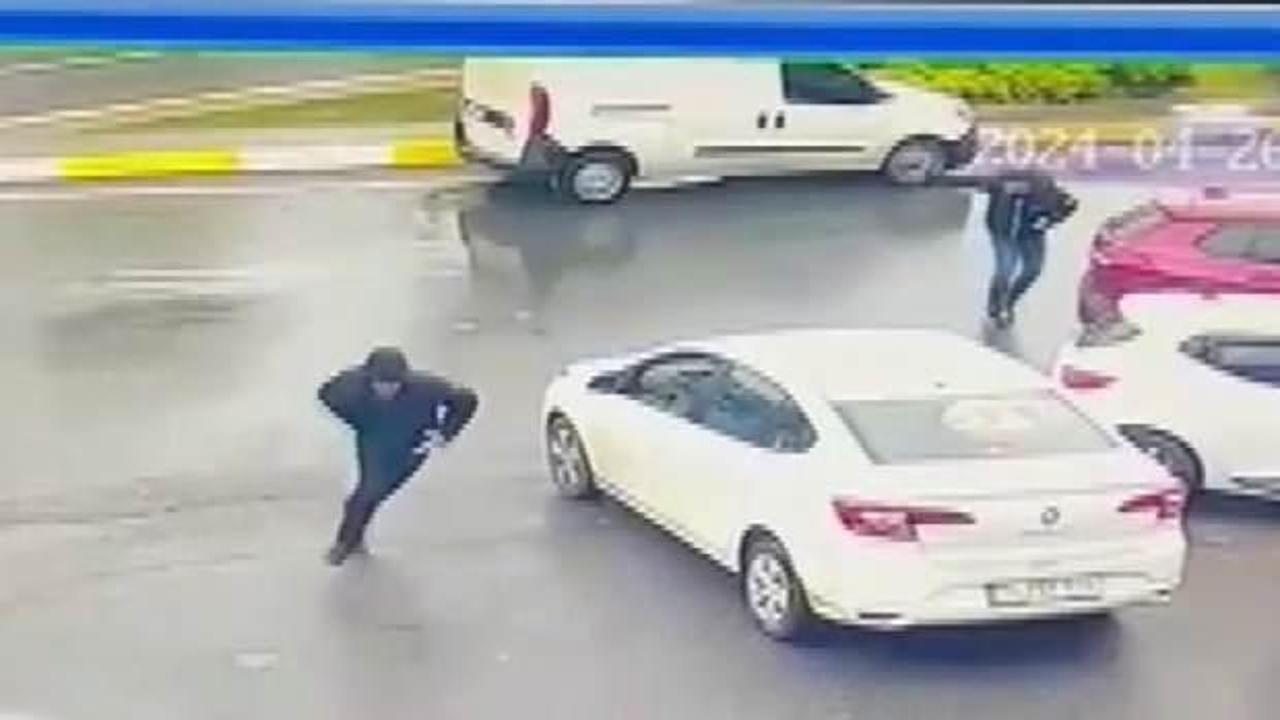 Eyüpsultan’daki çatışma kamerada