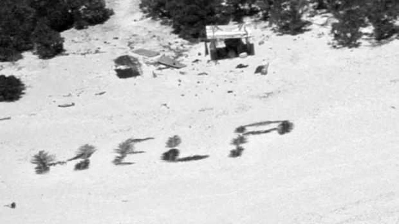 Issız adada mahsur kalan 3 kişi böyle kurtuldu