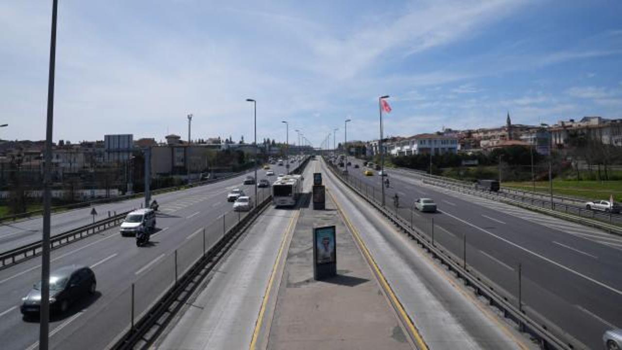 İstanbul’da trafik yoğunluğu yüzde 10’un altına düştü