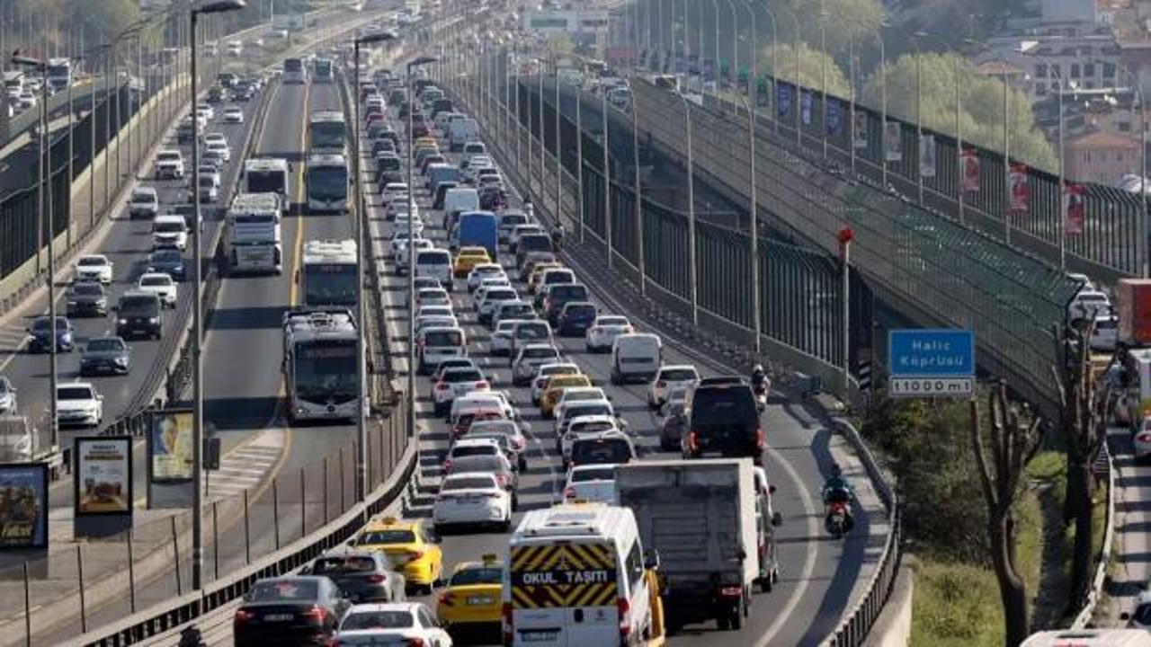 İstanbul’da trafik yoğunluğu yüzde 69’a kadar ulaştı!
