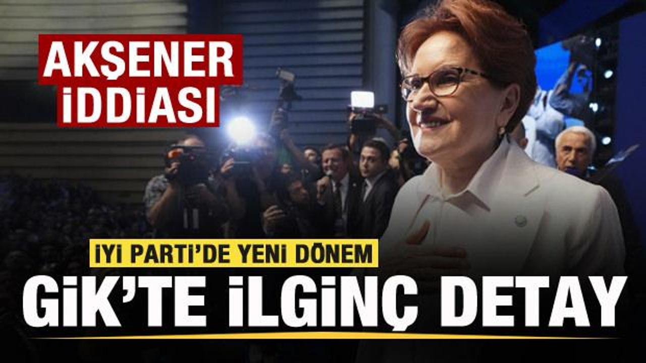 İYİ Parti’de Müsavat Dervişoğlu dönemi! Yeni GİK’te ilginç detay! Akşener iddiası