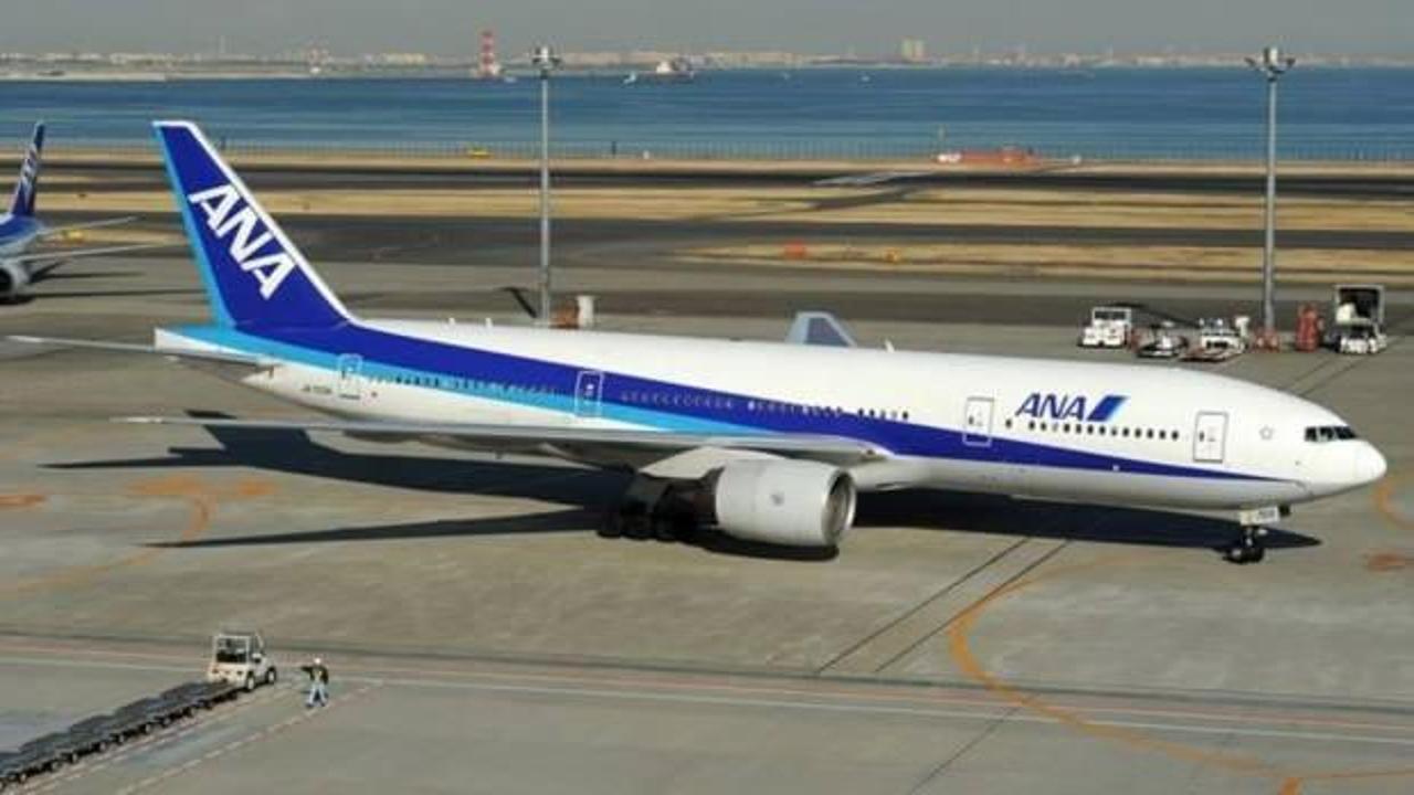 Japon yolcu uçağında panik