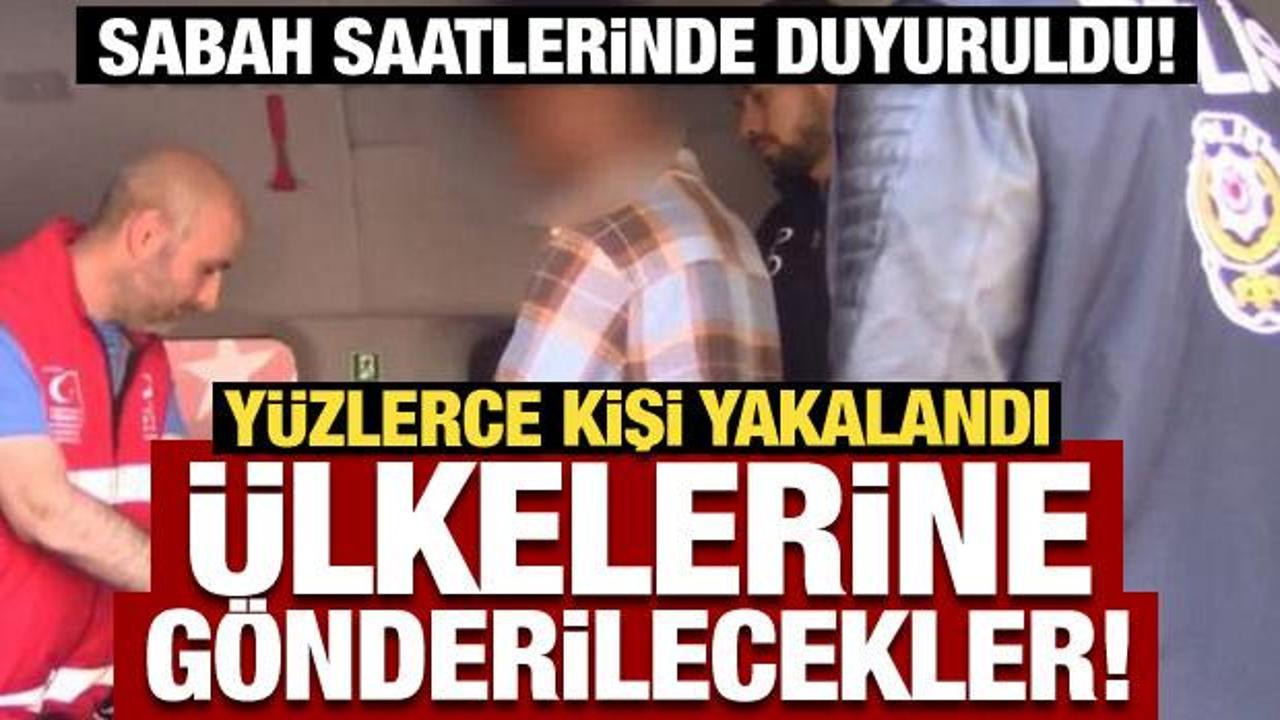 Son Dakika: ‘Kalkan-19’ denetimiyle bin 177 göçmen yakalandı!