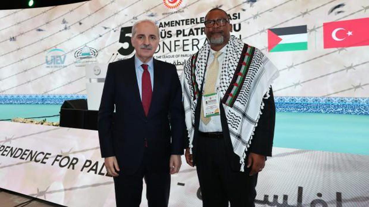 Kurtulmuş, Nelson Mandela’nın torunuyla görüştü