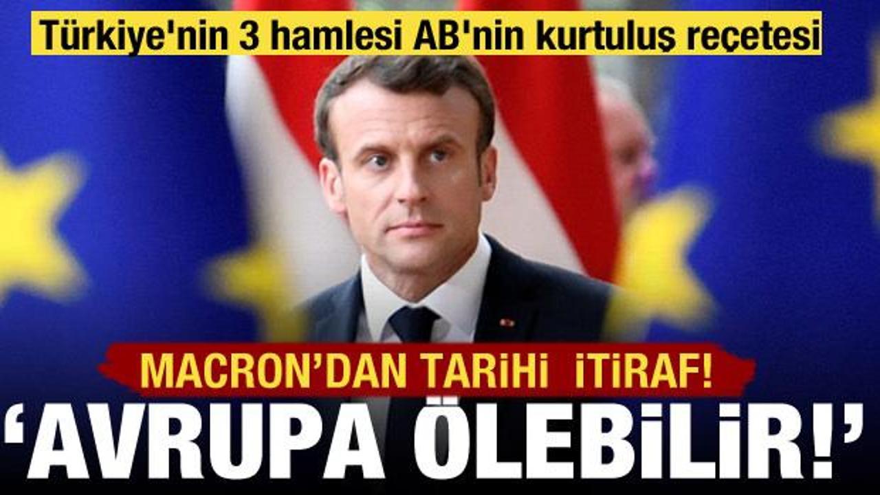 Macron: Karşımızda çok büyük riskler var Avrupa ölebilir