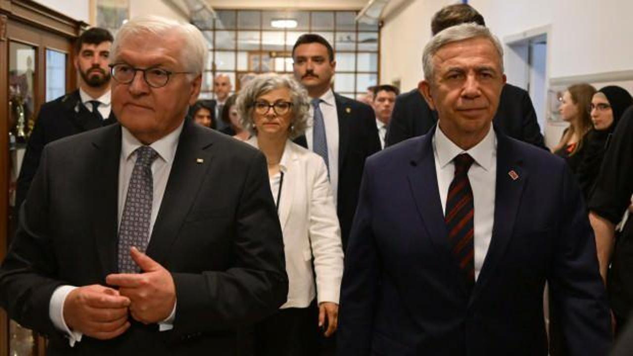 Mansur Yavaş, Almanya Cumhurbaşkanı Steinmeier ile görüştü