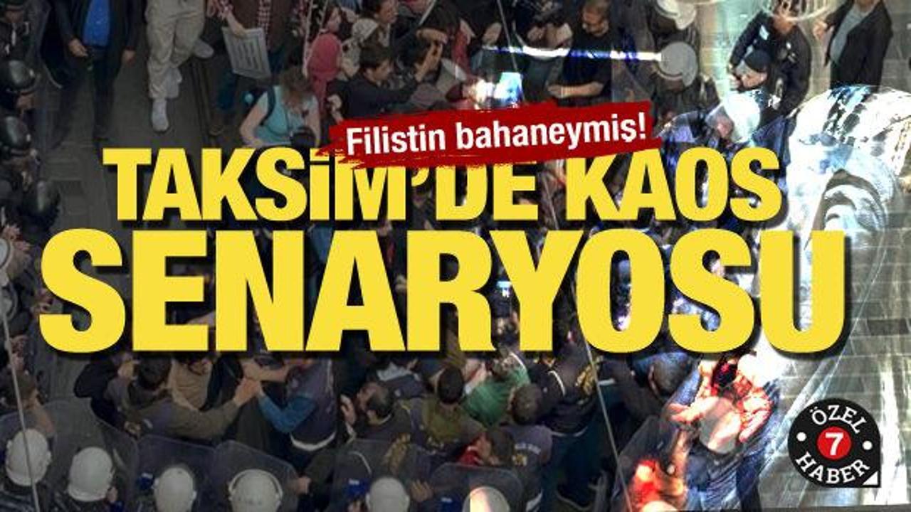 Mesele Filistin değilmiş! Taksim’deki olaylı eylemin arkasından marjinal sol çıktı