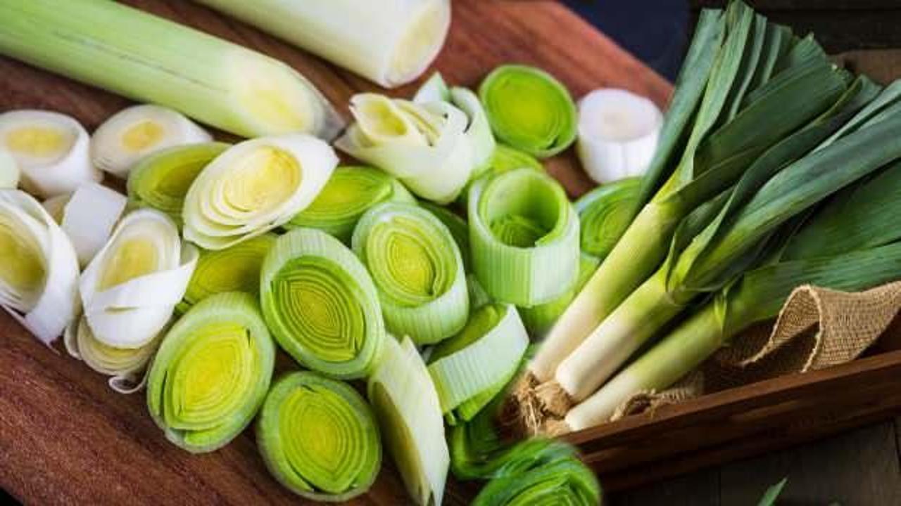 Pırasa hangi hastalıklara iyi gelir, faydaları nelerdir? Zeytinyağlı ve çiğ pırasanın bağırsaklara faydası…