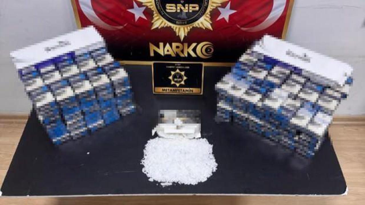 Siirt’te 266 gram metamfetamin uyuşturucu ele geçirildi, 1 şüpheli tutuklandı