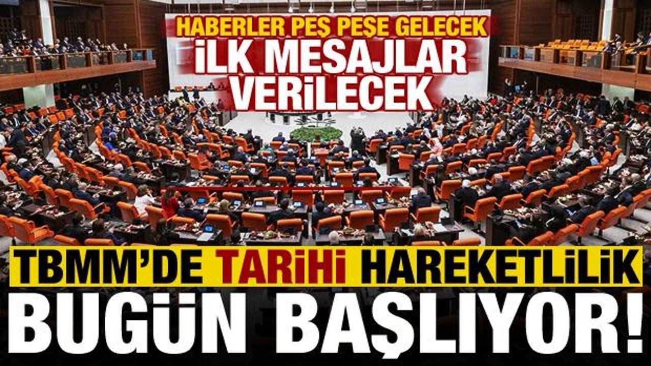 Son dakika: TBMM’de tarihi hareketlilik, yeni anayasaya mesaisi bugün başlıyor!