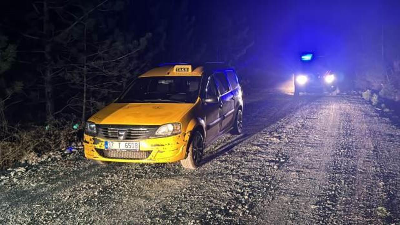 Taksi şoförü ormanlık alanda ölü bulundu