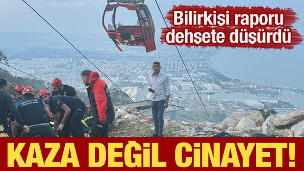 Teleferik faciasında ihmaller zinciri! Kaza değil cinayet