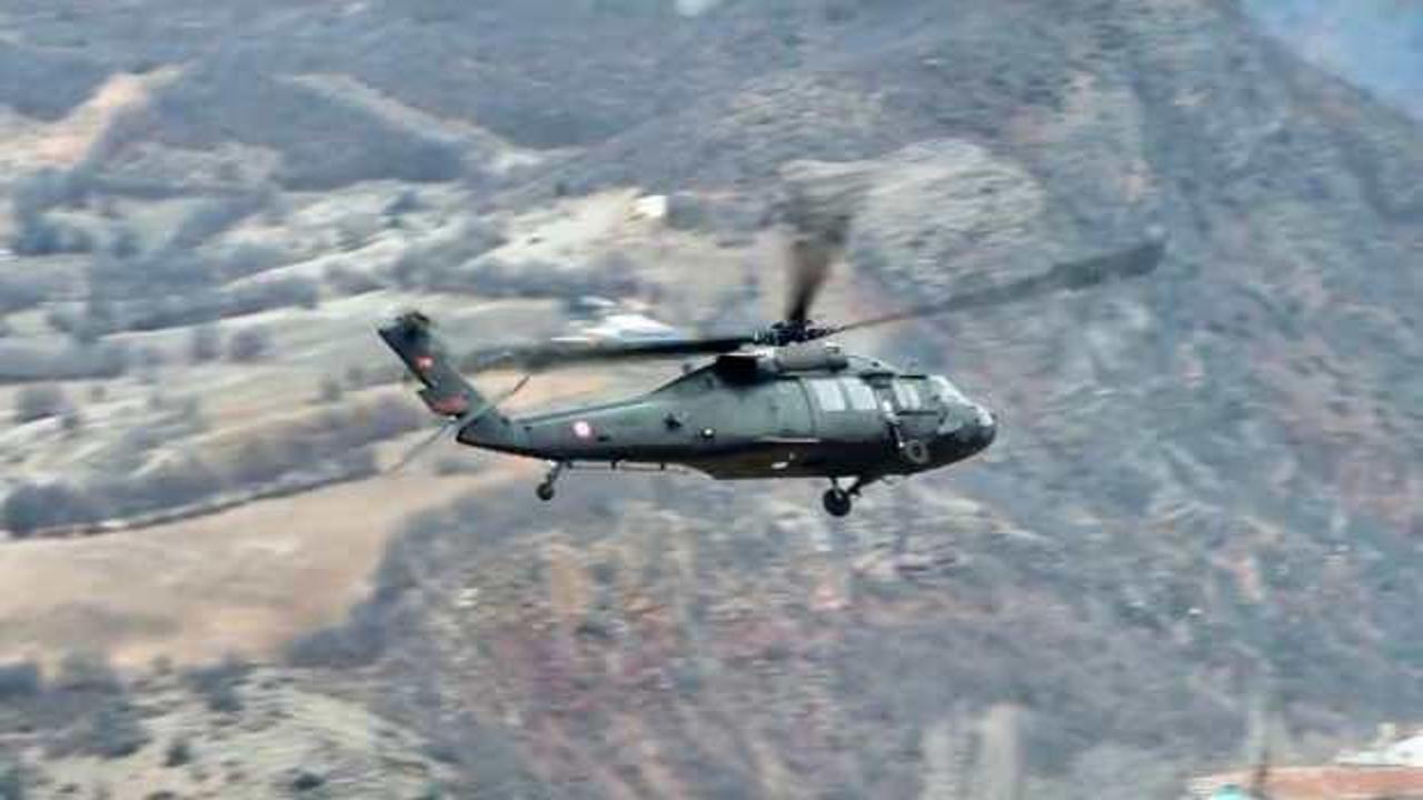 Tunceli’de cami yandı! Askeri helikopter devreye girdi