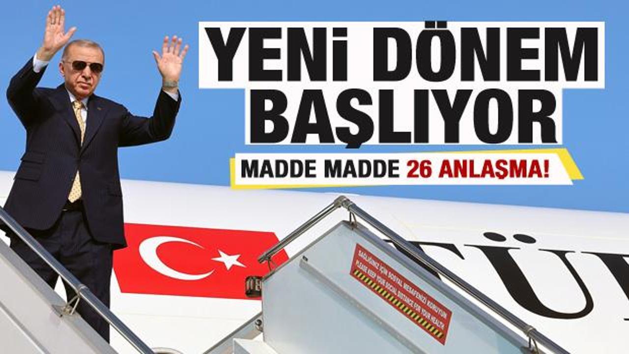 Türkiye ile Irak arasında yeni dönem! İşte madde madde 26 anlaşma