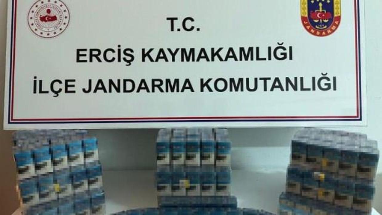 Van’da 520 paket kaçak sigara ele geçirildi