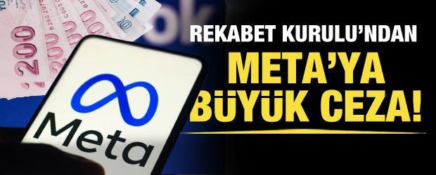 Rekabet Kurulu'ndan META'ya 346 Milyon TL ceza!