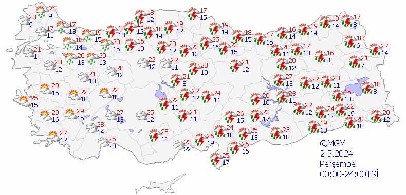 Meteoroloji'den 28 ile uyarı! Bu illerde yaşayanlar dikkat