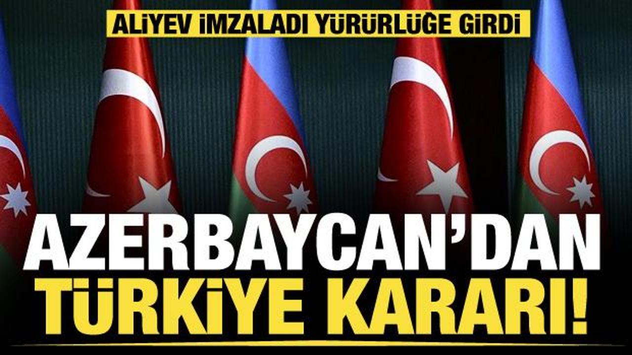 Aliyev imzaladı… Azerbaycan ile Türkiye arasında gelirde çifte vergilendirme kaldırıldı