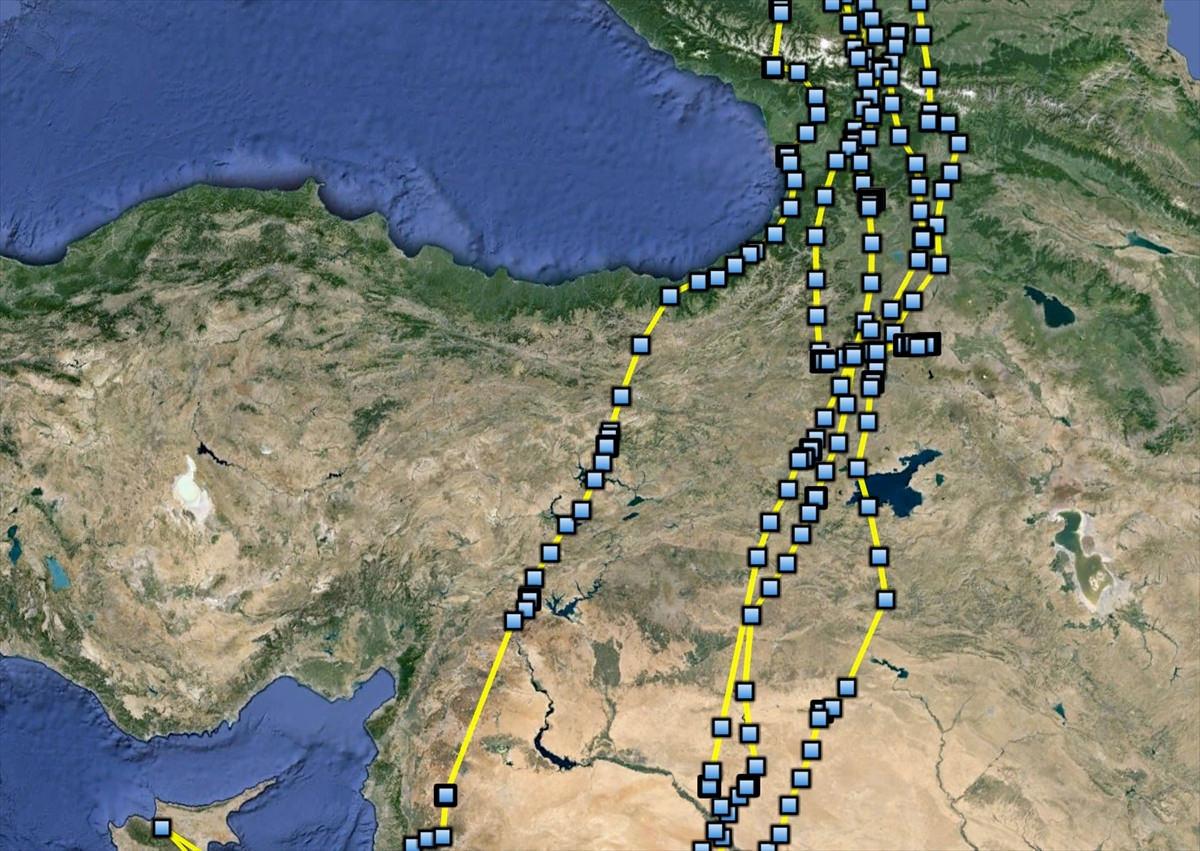 İki yılda üç kıtada 34 ülkeden geçti: Türkiye'de en fazla Iğdır'da konakladı