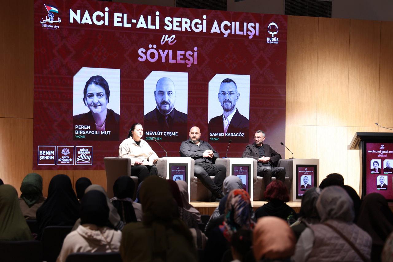 Filistinli Karikatürist Naci El-Ali’nin “Hanzala” temalı sergisi Konyalılarla buluşuyor