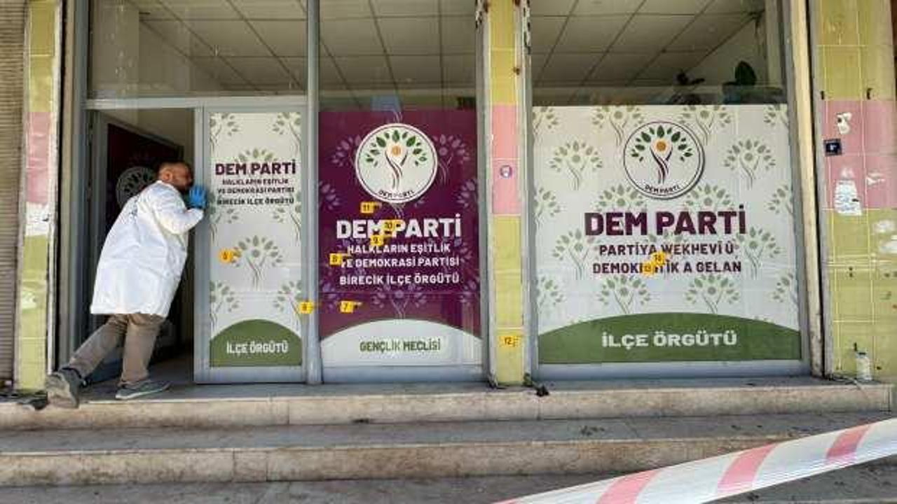 Birecik’de DEM Parti bürosuna silahlı saldırı
