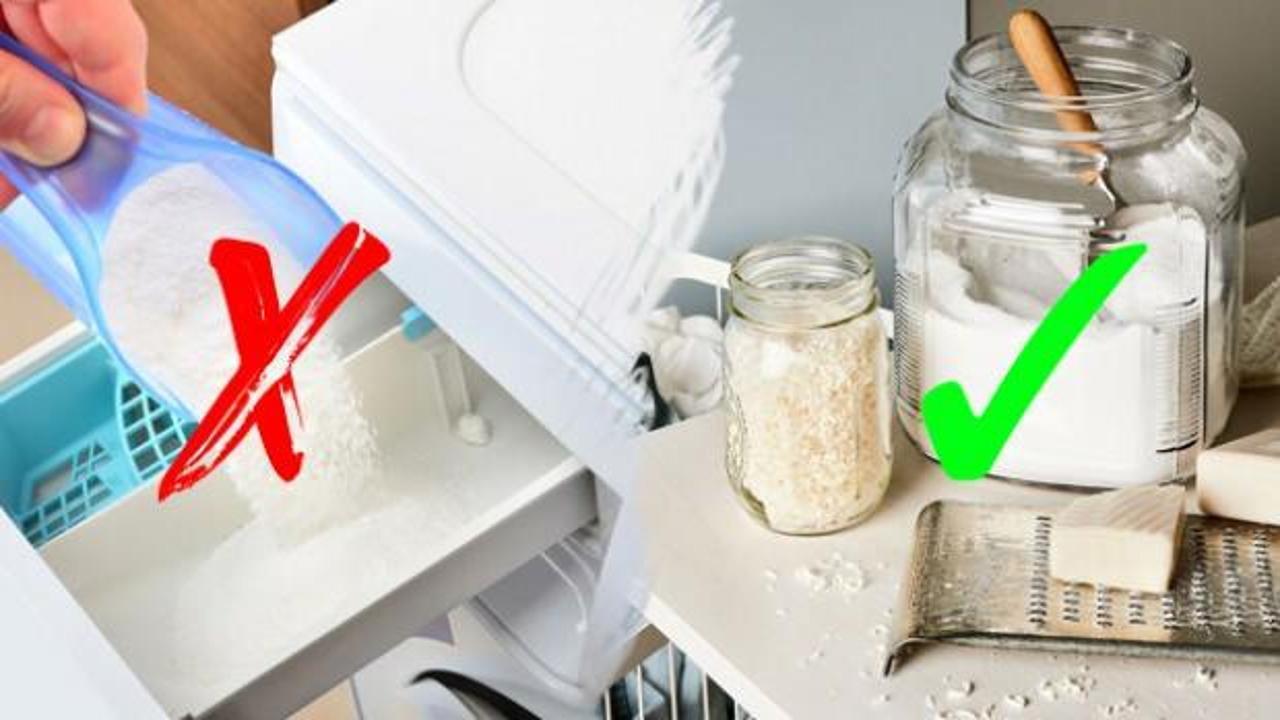 Ev yapımı çamaşır makinesi deterjanı nasıl yapılır?