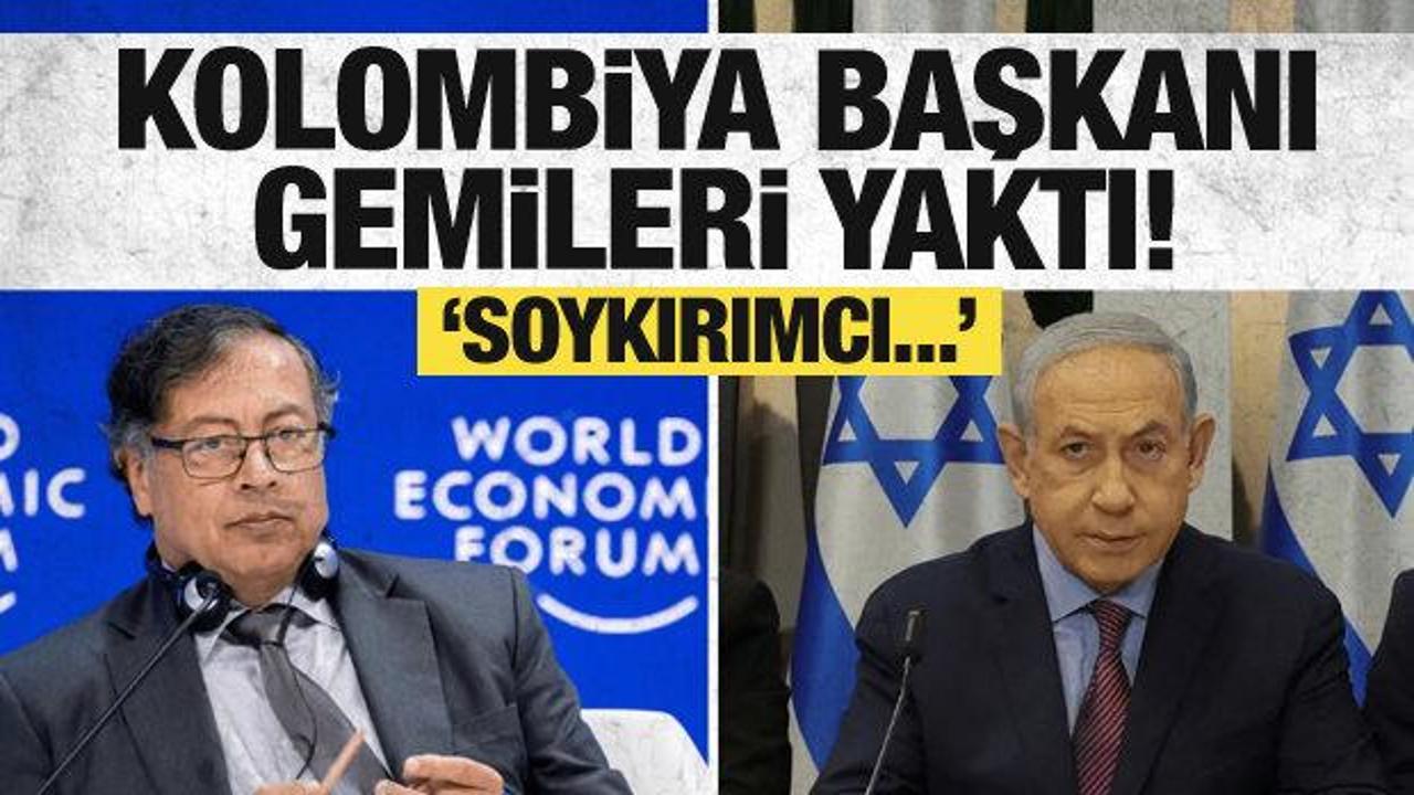 Kolombiya Cumhurbaşkanı Petro’dan Netanyahu’ya cevap: Soykırımcı!