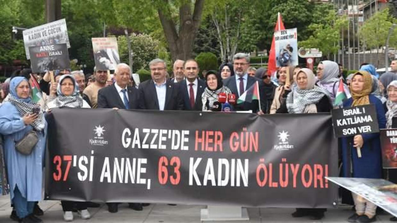 Konya ve Afyonkarahisar’da AK Parti’li kadınlar Filistinli anneler için toplandı