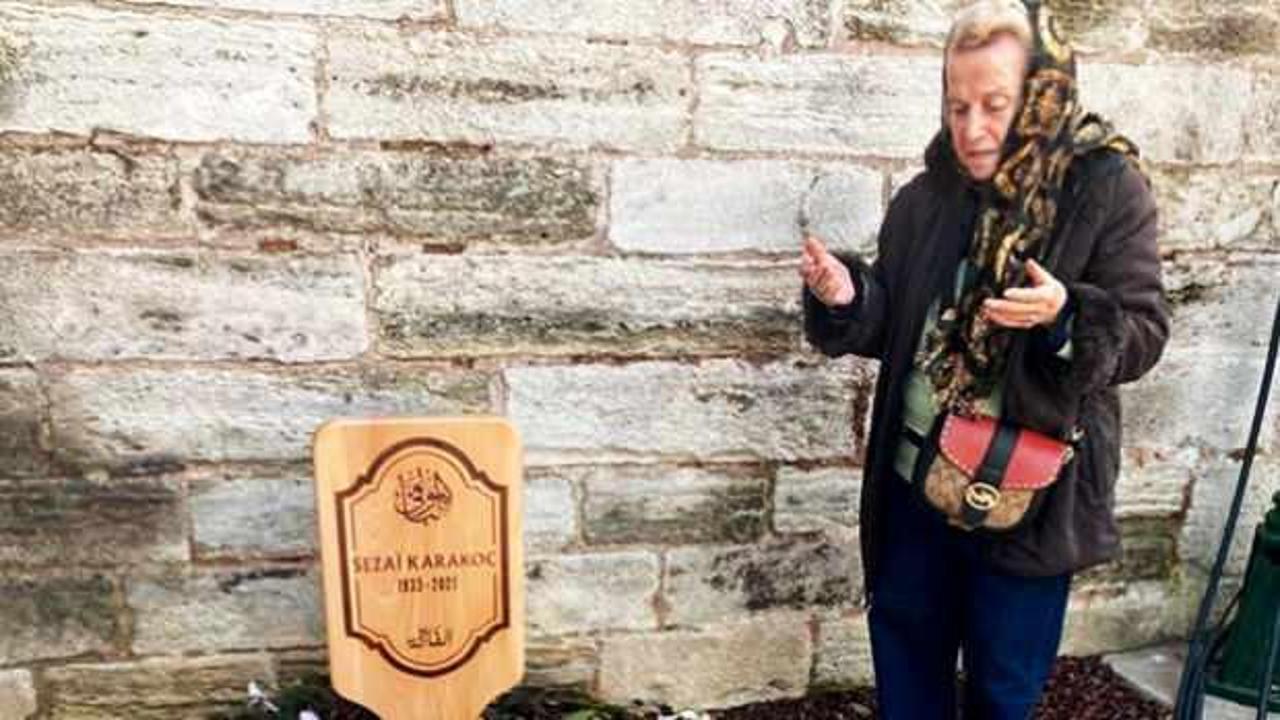 Mona Roza şiirinin ilham kaynağı Muazzez Akkaya, Sezai Karakoç’u mezarında ziyaret etti