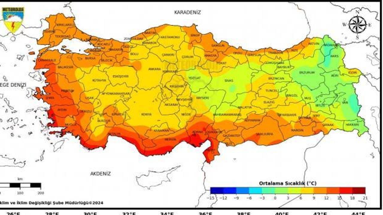 53 yılın en sıcak 9’uncu martı yaşandı