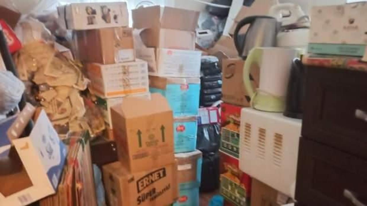 Yeni çöp ev vakası! 4 kamyon çöp çıktı