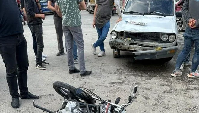 Konya Akşehir’de Motosiklet ve Otomobil Çarpıştı: 2 Yaralı