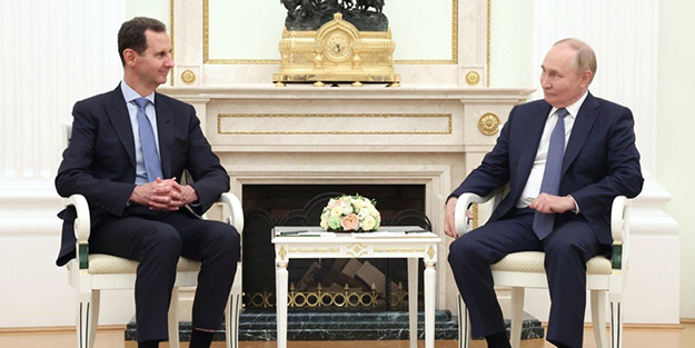 Putin ve Esad Kremlin’de Görüştü