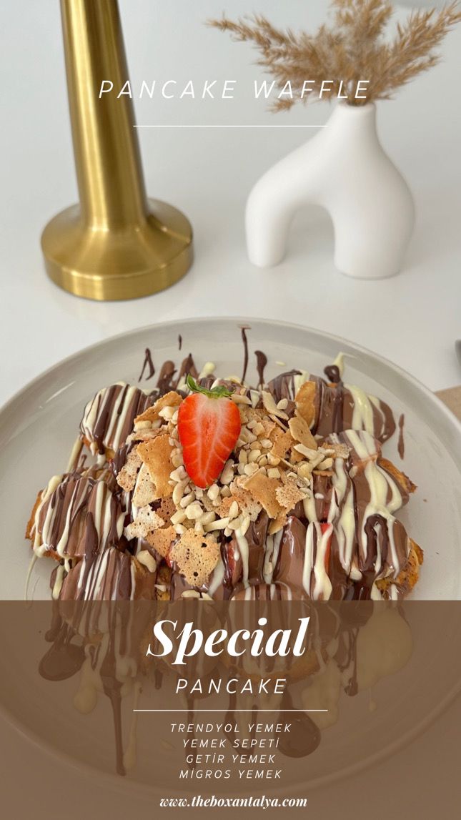 The Box Drink Desert Antalya’da Dört Mevsim Waffle: Her Mevsim Farklı Lezzet!
