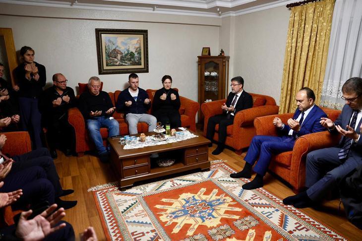 Yangın Uçağı Şehidi Hasan Bahar’ın Baba Evine Ziyaret